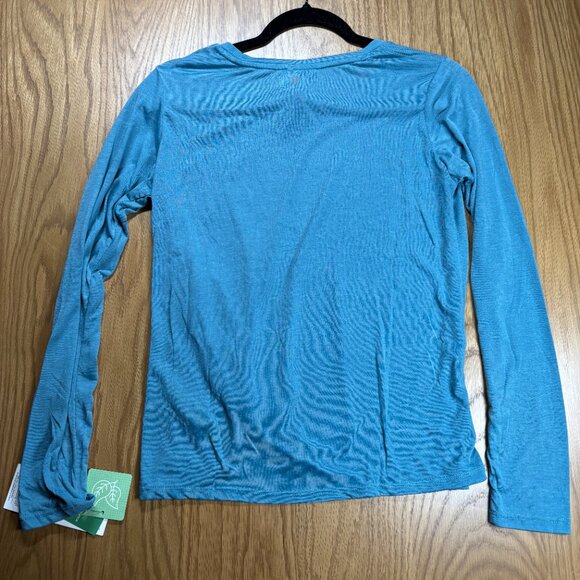 NWT MPG Drirelease Long Sleeve Twist Front Performance Top Blue – Size S - Picture 7 of 8